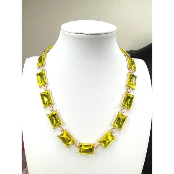 Necklace Chunky Chain Yellow Collar Choker 16" 18" 20" Devil Wears Hot Rocks O02 - Picture 3 of 5